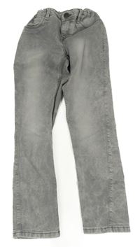 Světlešedé teplákové rifle C&A