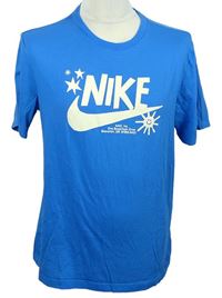 Pánske modré tričko s logom zn. Nike