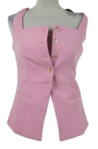 Nové - Dámska ružová spoločenská vesta MissGuided