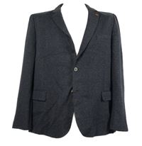 Pánské tmavomodré vzorované vlněné sako Camel Active 