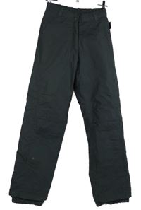 Dámské tmavošedé šusťákové funkční oteplovačky Crane 