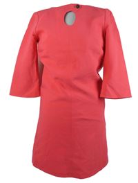 Dámské růžové šaty s průstřihem F&F