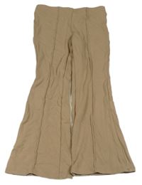 Béžové flare legíny H&M