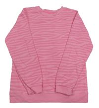 Svetloružová vzorovaná mikina Primark