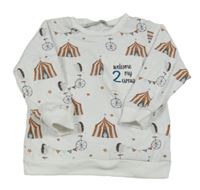 Biele tričko s obrázkami