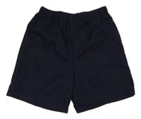 Tmavomodré kraťasy Shein