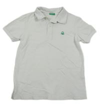 Bílé polo tričko Benetton
