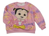 Růžová mikina s holčičkou