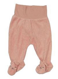 Světlerůžvé sametové polodupky se zvířátky Ergee 