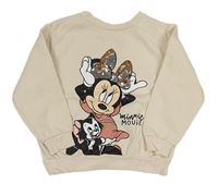 Pudrová mikina s Minnie H&M