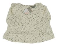 Nové - Smotanová bodkovaná á blúzka Primark