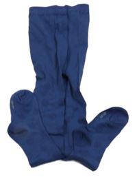 Tmavomodré puntíkaté punčocháče Topolino