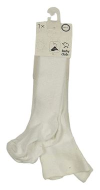 Nové - Bílé punčocháče C&A