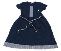 Tmavomodré šaty s pruhy U.S. POLO ASSN.