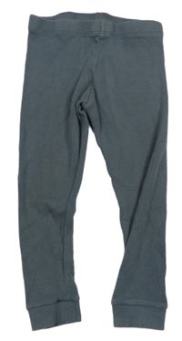 Tmavomodré rebrované spodné nohavice Primark