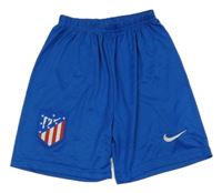 Modré sportovní kraťasy s nášivkou Nike