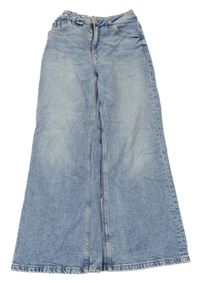 Modré baggy rifle H&M
