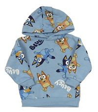 Světlemodrá mikina Bluey a kapucí 