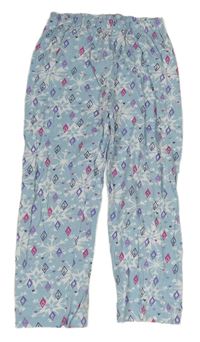 Svetlomodré tepláky so vzorom zn. Primark