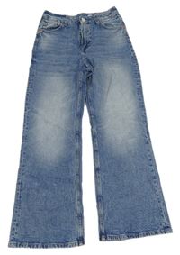 Modré baggy rifle H&M