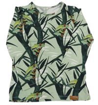 Světlezelené triko se žabičkami 