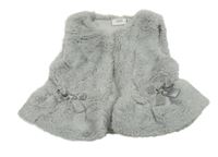 Sivá kožušinová podšitá vesta River Island