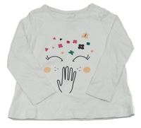 Biela tunika s obličejem Lupilu