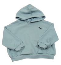 Svetlomodrá oversize mikina s kapucňou Cozy Pixies