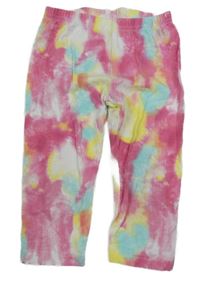 Farebné batikované capri legíny Topolino