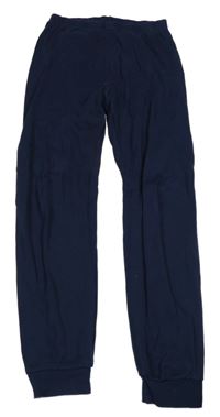 Tmavomodré tepláky H&M