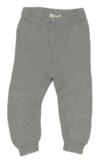 Šedé pletené kalhoty Lupilu