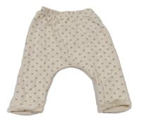 Smotanové tepláky so vzorom Petit Bateau