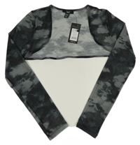 Nové - army síťované bolérko New Look