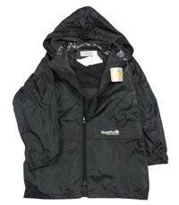 Nové - čierna šušťáková nepromokavá funkčná bunda s kapucňou Regatta