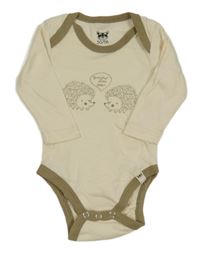 Smetanovo-hnědé body s ježečky 