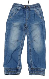 Modré cuff teplákové rifle ALANA