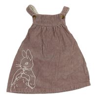 Staroružové menšestrové na traké šaty s králíkem - Peter Rabbit M&S