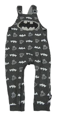 Tmavosivé na traké tepláky s netopýry - Batman George