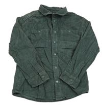 Tmavozelená menšestrová košeľová bunda Okaidi