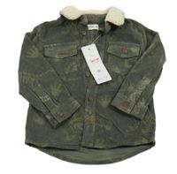 Nové - Khai menšestrová košeľová bunda s kostrami dinosaurů F