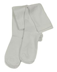 2x bílé podkolenky