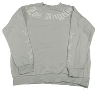 Svetlosivá mikina s nápisom Primark