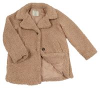 Staroružový huňatý podšitý kabát Primark