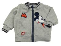 Sivá melírovaná prepínaci mikina s Mickeym Primark