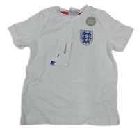 Nové - Bílé tričko s erbem - England George