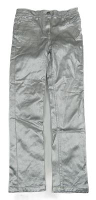 Strieborné skinny nohavice Dunnes