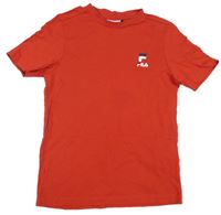 Červené tričko s logom Fila