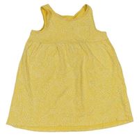 Žltá vzorovaná tunika H&M