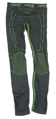 Šedo-zelené vzorované spodní funkční kalhoty C&A