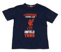 Tmavomodré fotbalové tričko - F.C. LIVERPOOL